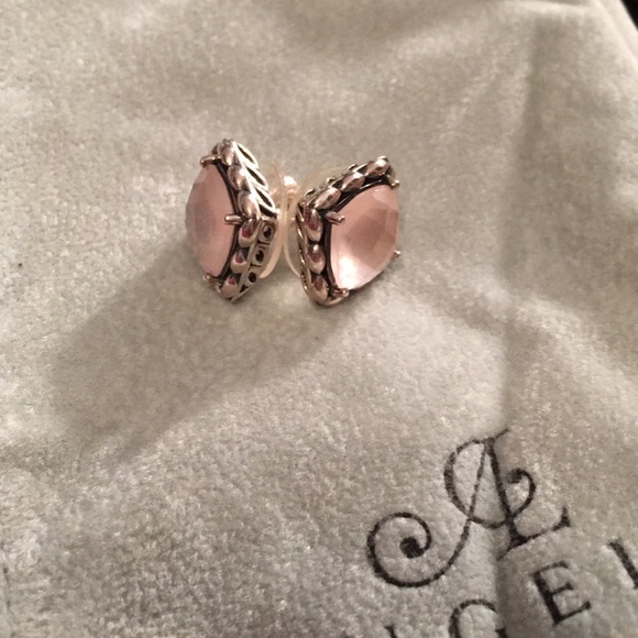 John Hardy by Angela Rose Quartz Post Earrings - Picture 3 of 4